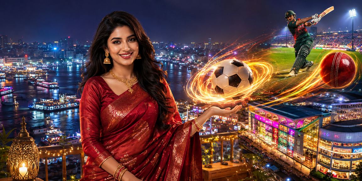 ঢাকায় নিয়ন আলোয় winbd প্ল্যাটফর্মে ক্রিকেট বেটিং করছেন একজন ব্যবহারকারী